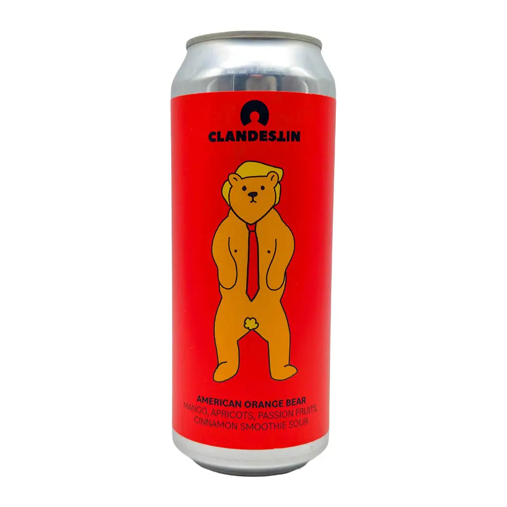 Clandestin Beer - AMERICAN ORANGE BEAR