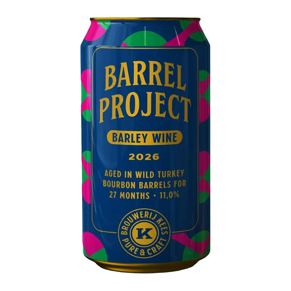 Kees - Barrel Project 2026, Barley Wine gerijpt in Wild Turkey Barrels