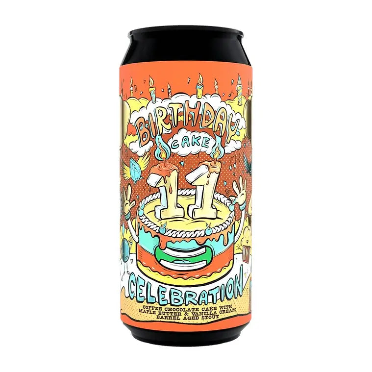 Amundsen - 11th Birthday Cake Celebration - Coffee Chocolate Cake With Maple Butter & Vanilla Cream Barrel Aged Stout