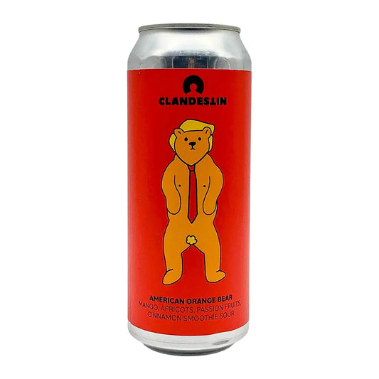 Clandestin Beer - AMERICAN ORANGE BEAR