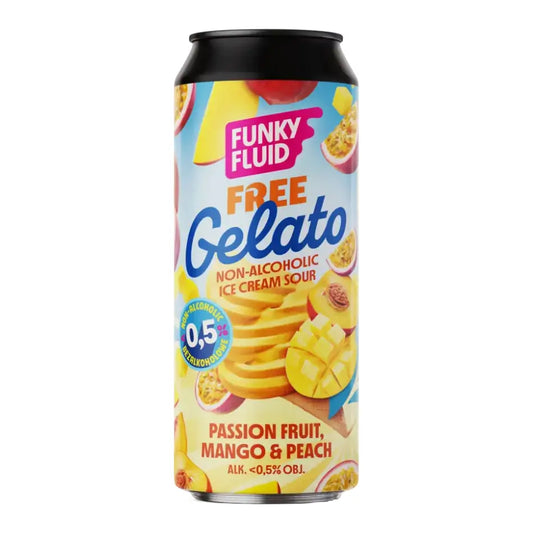 Funky Fluid - Free Gelato: Passionfruit, Mango & Peach