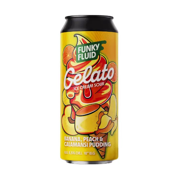 Funky Fluid - Gelato: Banana Peach & Calamansi Pudding