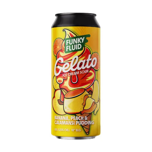 Funky Fluid - Gelato: Banana Peach & Calamansi Pudding