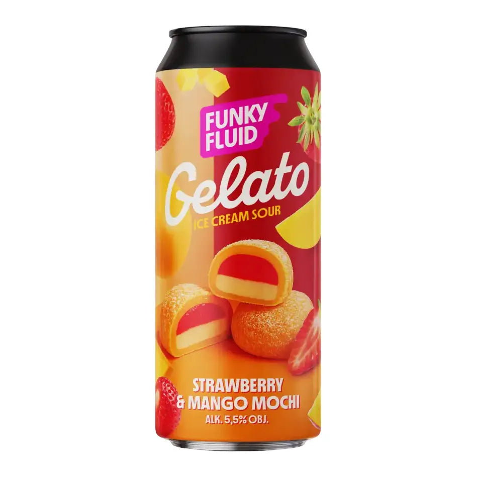 Funky Fluid - Gelato: Strawberry & Mango Mochi