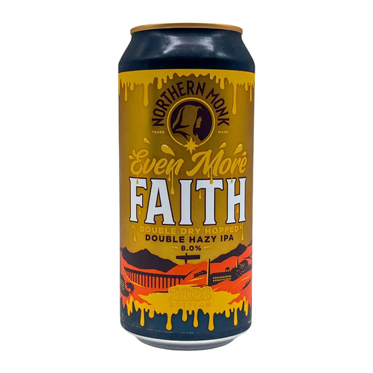 Northern Monk - EVEN MORE FAITH // DOUBLE DRY HOPPED DOUBLE HAZY IPA // 2026 EDITION