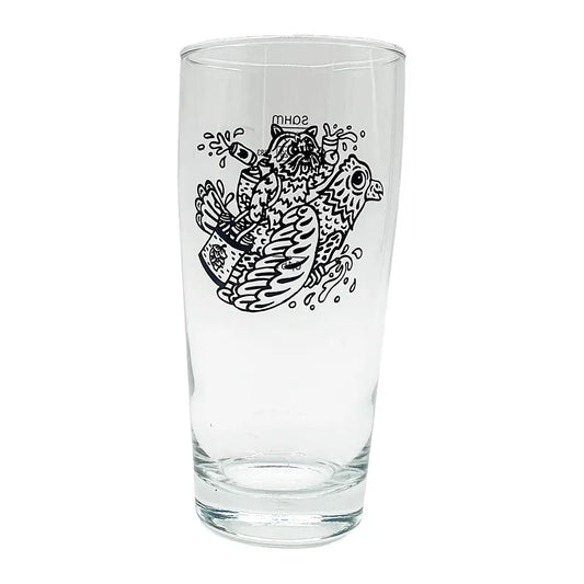 White Dog Glass